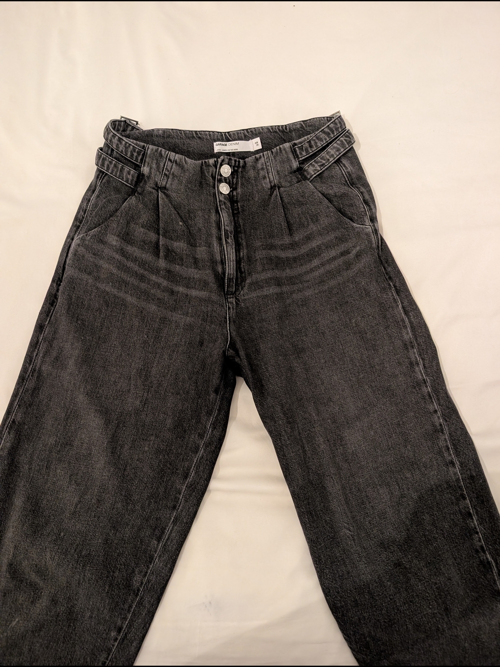 Garage 80s Mom Washed Black Jeans